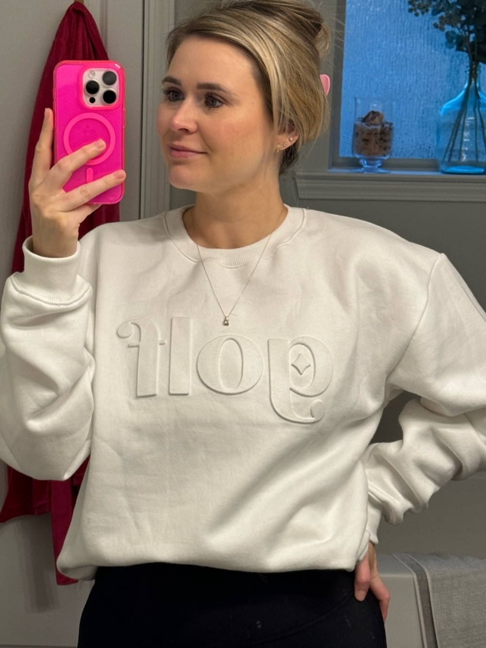 Golf Embroidered White Sweatshirt - Picture 12 of 15